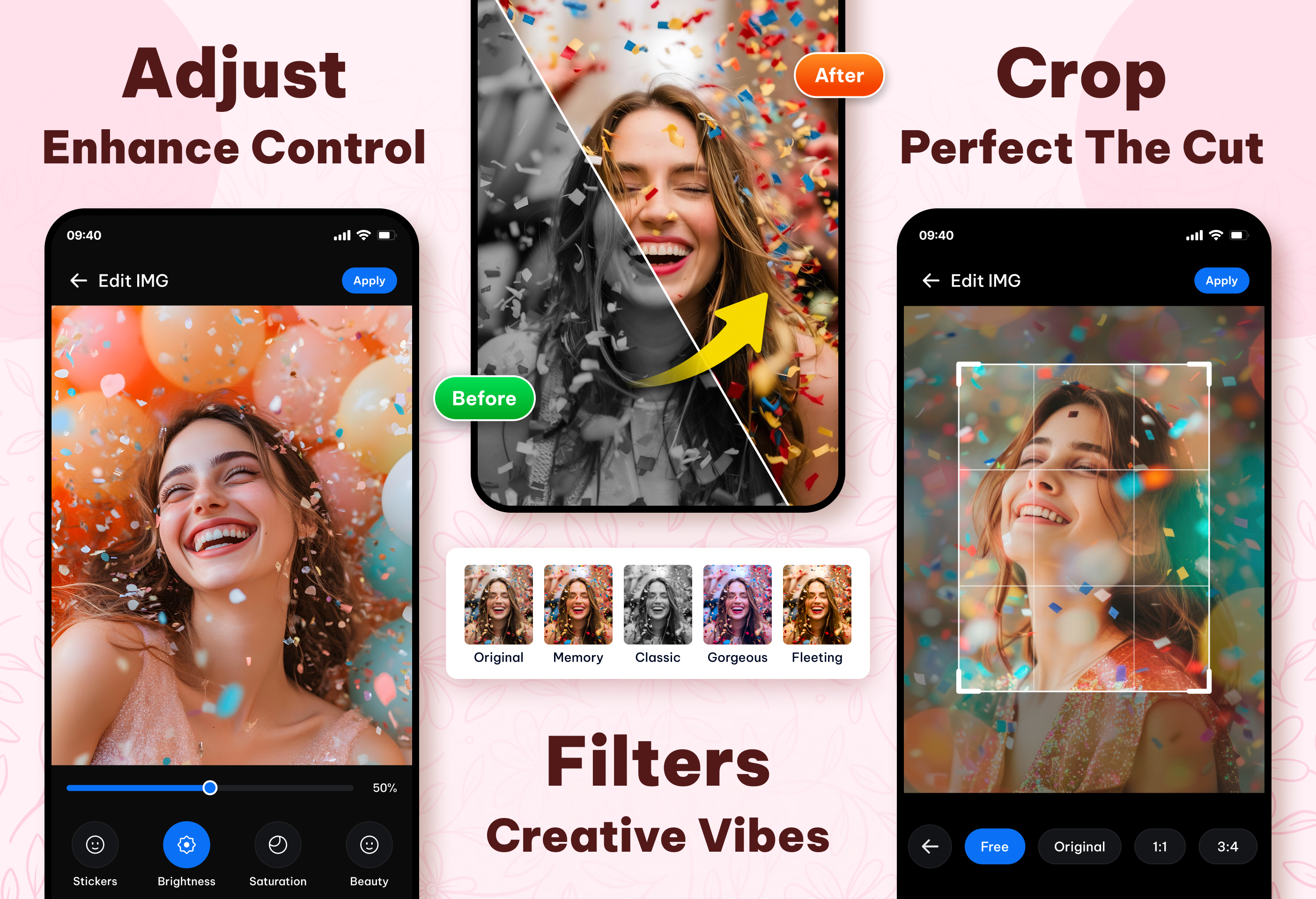 Gallery photo editing tools
